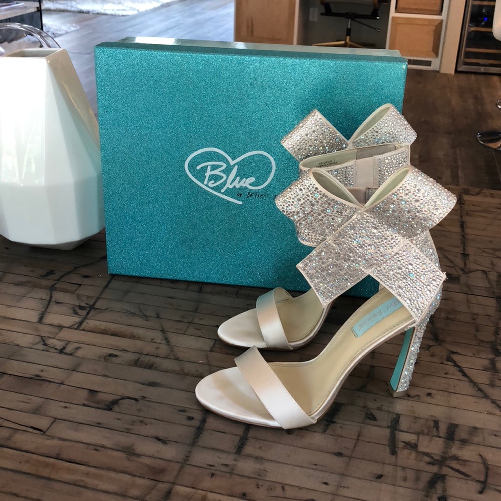 Betsy Johnson Rhinestone Heels!